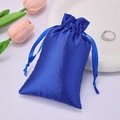 Elegant royal blue satin drawstring pouch for jewelry storage and gift packaging - 15*20cm / Royal Blue
