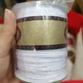 Spool of pure white jewelry cord for manual DIY bracelet weaving and beading - 1.0MM A-Line Large Roll / White