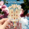 Aimant de frigo en métal avec la Cathédrale du Sacré-Cœur de Guangzhou et détails émaillés - Cathédrale du Sacré-Cœur Style 2