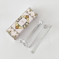 3-Piece Set with Color Box Silver