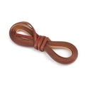 Brown leather cord for DIY jewelry making and handmade crafts accessories in 2 meters - Square 5x1.5mm Coffee 2m