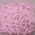 Roze kristalkwarts in de vorm van een kogel voor yoga en diy-sieraden maken - Roze Jade