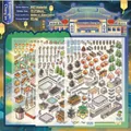 3D stacked PET city scene stickers in 'Night of Chang'an' style for DIY scrapbooking - Xi'an Night