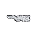 Spilla in smalto con la citazione di Mr. Darcy da Orgoglio e Pregiudizio - Stile Citazione Most Ardently(QHXZ2323)