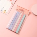 Set of 6 pastel highlighters with soft tips and smooth writing in various colors - Chisel Tip / Square Series-Single Tip Salt 6 Pack