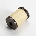 Creamy white 0.4mm round waxed thread spool for leather hand stitching - 0.4mm/110m / #2 Off-white