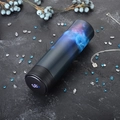 Smart galaxy print stainless steel vacuum flask with LED temperature display - Smart Starry Sky