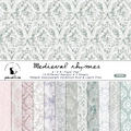 6x6 inch retro damascus pattern scrapbook paper pad with 12 vintage floral designs - 22036 24 Images