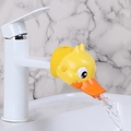 Estensore per rubinetto a forma di papera gialla per bambini in silicone giallo brillante - Papera Carina Universale Migliorata / Giallo