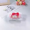 Polsino in peluche bianco con motivo a coniglietto rosa e fiocco rosso decorativo - Polsino Singolo My Melody Bianco (43#)