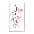 Tatuaggio temporaneo Halloween impermeabile con vene rosse, dimensioni 17 x 9,5 cm - Tatuaggio Vena XB-001