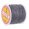 Spool of dark gray size 72 jade cord for jewelry making, durable and abrasion-resistant - Dark Gray