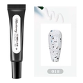 5D stereoscopic candy gel in number 01 clear shade for 3D nail art designs in 10ml tube - 5D Stereoscopic Candy Gel 01 (White)