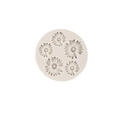 Stampo in silicone mini margherite con cinque cavità per gioielli DIY e artigianato - Stile 1 / Grigio
