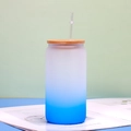 Single-layer Gradient Blue 16oz / Press Sku