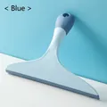Blue non-slip window squeegee glass cleaner tool for household tiles and car windows - Model 6089 / Blue