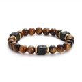 Tiger Eye With Gold Spacers