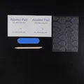 Press-on nail tool kit with alcohol pads, jelly glue tabs, file and wooden stick - Press On Nail Tool Kit