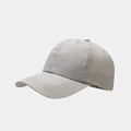 Detail of grey quick-dry outdoor hat showing reinforced stitching and breathable fabric - Light Gray