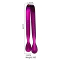 Purple 304 stainless steel sugar tongs for ice and condiments in vibrant finish - Plain Style / Purple