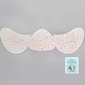 Golden butterfly freckle temporary tattoo stickers with star patterns and wipes - Butterfly Wing Style (K92016)