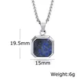 Alleen Hanger Zilver/Lapis Lazuli