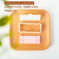 Weihnachts-Süßigkeiten Ausstechformen Set in Rosa und Weiß für DIY Backdekoration - PC0492-Süßigkeit Stil B