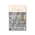 Stickers à ongles 5D en relief avec motifs de lapins mignons et petites étoiles - Style Lapin en Relief (to1254)