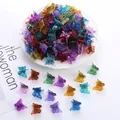 Set di mollette per capelli a farfalla trasparenti e colorate per bambine - Stile Farfalla(12#)