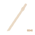 Cannuccia in silicone beige alimentare con trama a spirale e decorazione a orsetto - 14cm Diritto (6046) / Beige