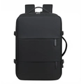 Mochila de viaje negra para mujer, gran mochila de negocios para uso diario y viajes. - Negro