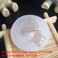 Translucent silicone mold featuring starfish and seashell designs for DIY resin crafts - No.4 Mirror Surface