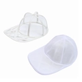 White baseball cap washer set with plastic cage frame and fine mesh laundry bag - Set (With Foldable Frame) / Large / White