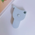 Pince de mesure de graisse corporelle bleu clair ergonomique en plastique durable - Bleu (Double Face CM)