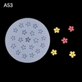 Mini cherry blossom silicone mold A53 for sakura flower cake and candle decor - Cherry Blossom (A53) / Clear