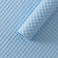 Baby blue bubble textured waterproof paper for floral wrapping and gift packaging - Puff Relief Paper - Light Water Blue