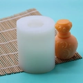 Creative vase silicone mold for DIY aromatherapy candles with vintage floral relief - Relief Vase Style