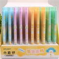 Vulpotloodset in macaronkleuren met 0,5/0,7 mm stift en schattige eend-patronen - Gelukkige Eend