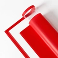 Vibrant matte red waterproof flower wrapping paper roll for bouquets and gift packaging - Pure Paper - Bright Red