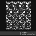 20 sheets of white floral lace waterproof flower wrapping paper 57x50cm style B - Style B-20 Sheets/Pack