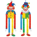 Colorful circus clown hanging honeycomb decorations for kids birthday party events - Set of 2 Pcs (Y-00508)