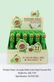 Cute avocado 10-color ballpoint pen with 3D cartoon topper and green barrel - 7195 Avocado 10-Color Ballpoint Pen