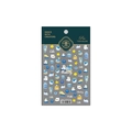 Stickers à ongles 3D ultra-fins motif gâteau aux bleuets, oiseaux et desserts - TS-1460 Gâteau aux Myrtilles