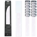 White glitter hair tinsel kit with 12 smart clip-in pieces for sparkling hair extensions - 12 Pieces / Protein Pink (12-Piece Set)
