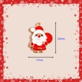 Pendentif Père Noël en émail et alliage pour création de bijoux 23mm x 17mm - Père Noël (1)