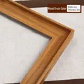 Bilderrahmen in Holzmaserung mit 4 cm Randbreite und 3 cm Dicke im Detail - Holzmaserung / 20*30cm (Nur leere Rahmen - Ohne Glas und Rückwand)