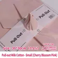 Waterproof sakura pink milk cotton flower wrapping paper, 30x30cm size for floral lining - Extracted Milk Cotton - Small / Sakura Pink