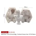 Hermes-Büste Silikonform für DIY-Kerzen und Gipsfiguren, Modell SX-RX-06 - Hermes RX-06