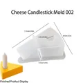 Stampo in silicone per portacandele a forma di formaggio con misure dettagliate - Stile 2 Portacandele Formaggio