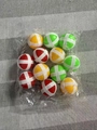 Set di 12 palline adesive colorate rosse gialle e verdi per bersagli per bambini - 12 Palline (In Sacchetto)
